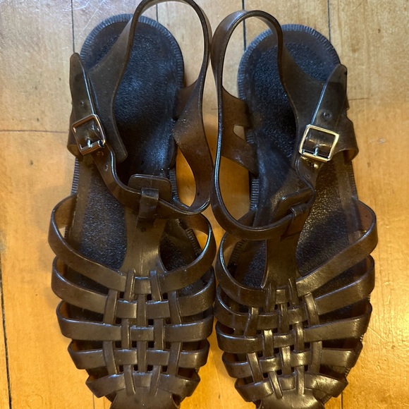 Meduse Jelly Sandals in hemp color. Size 40 (women’s 8.5/9) - Picture 2 of 6